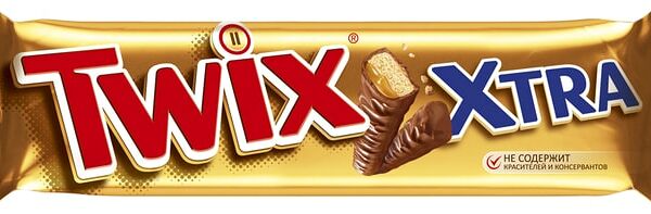 Шоколадный батончик Twix Xtra с карамелью и шоколадом 2шт*41г