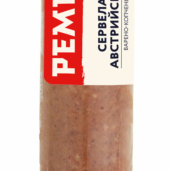 Колбаса варено-копченая сервелат Астрийский ТМ Ремит