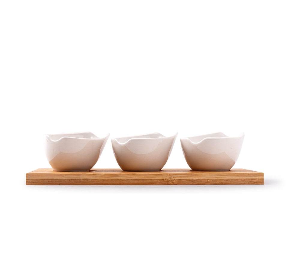 

Менажница на подставке Bamboo, 3 шт, 25х12 см