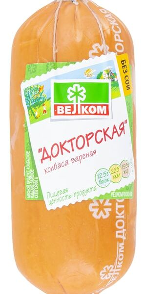 Колбаса Велком Докторская вареная 400г
