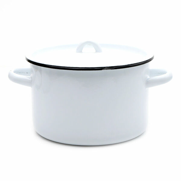 Кастрюля Каждый день эмалированная