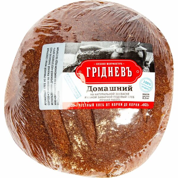 Хлеб ржаной Грiднев домашний