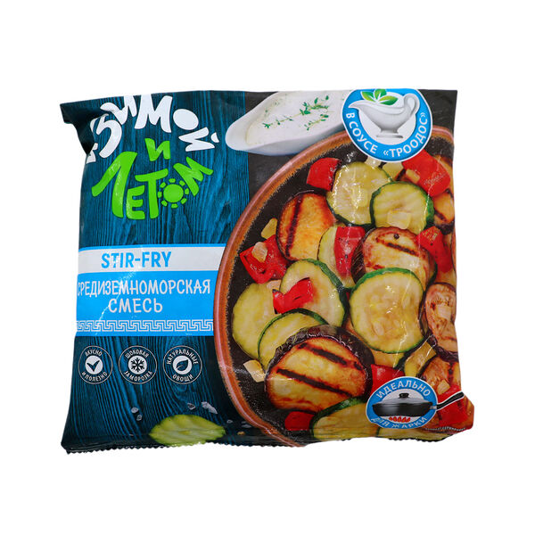 Смесь овощей заморож Средиземноморская с  соусом И зимой и летом 0,4 кг