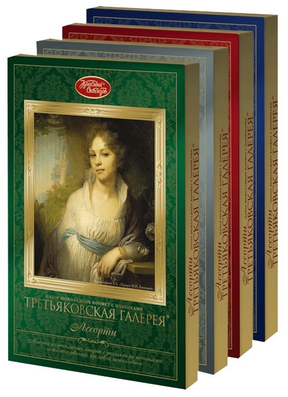 

Набор конфет Красный Октябрь Третьяковская галерея 1 шт. 240 г дизайн упаковки в ассортименте