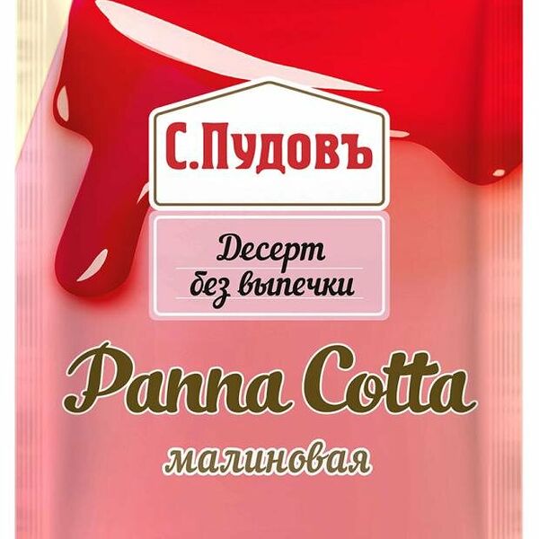 Десерт для выпечки С.Пудовъ Панна-котта малиновая 70 г