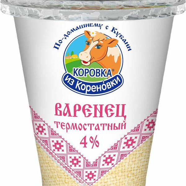 Варенец Коровка из Кореновки термостатный 4% 300г