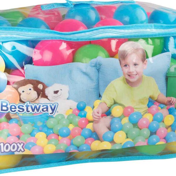 Набор мячиков для игрового центра Bestway, 100 шт.