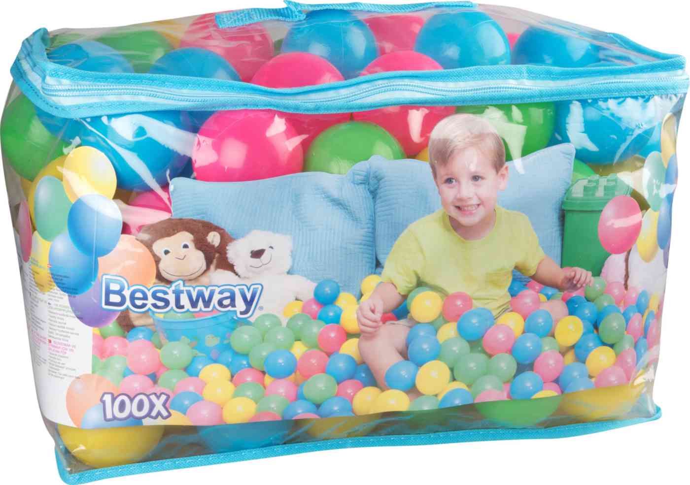 

Набор мячиков для игрового центра Bestway, 100 шт.