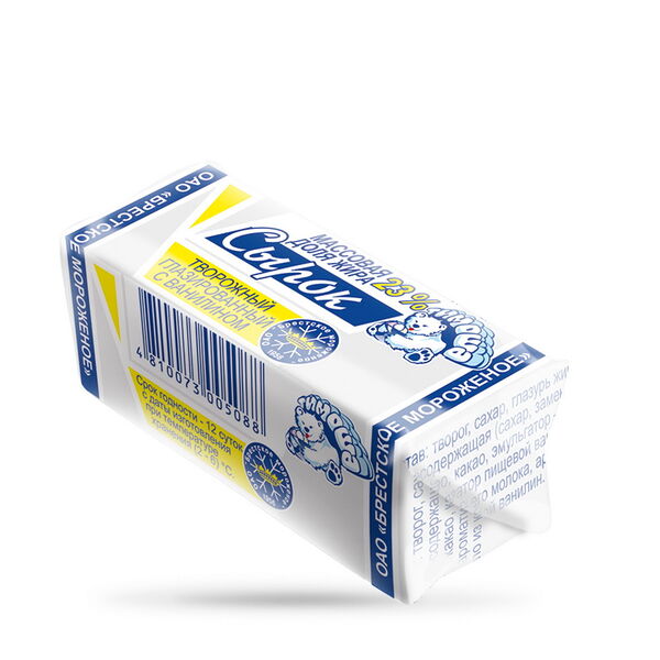 Сырок творожный Тимоша с ванилином глазир 23% 45г фольга