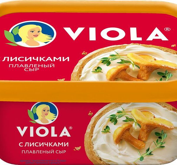 Сыр Viola плавленый с лисичками 50% 400г