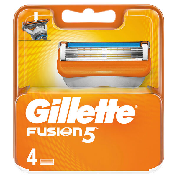 Сменные кассеты для бритья Gillette Fusion Power 4 шт