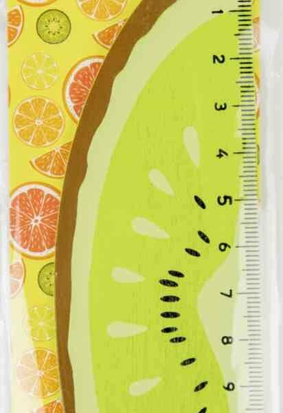 Линейка фигурная deVENTE Киви, 15 см