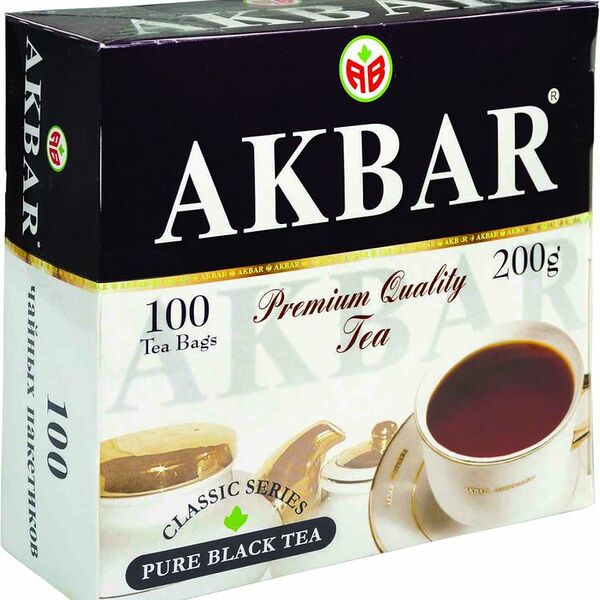 Чай черный Akbar Классическая серия в пакетиках 100х2г