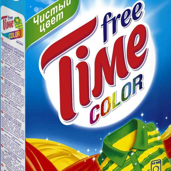 Стиральный порошок универсальный Free Time Color Автомат