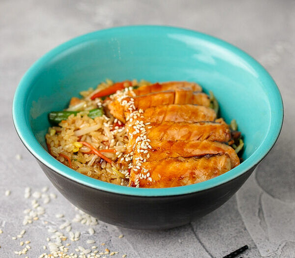 Чахан с сёмгой