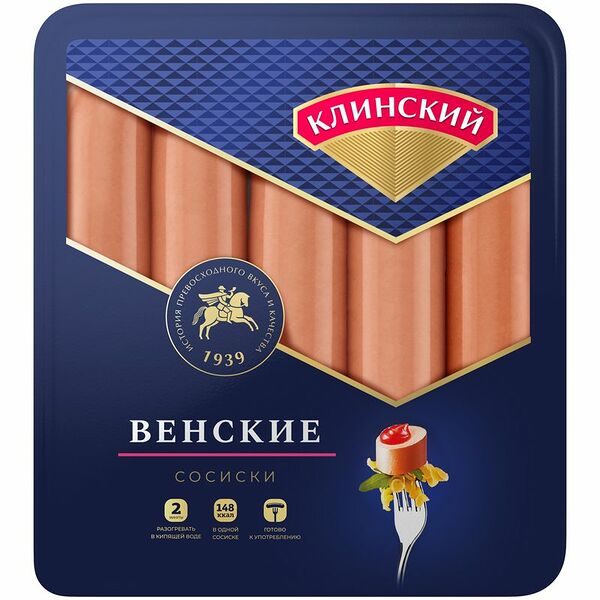 Сосиски Клинский Венские 470 г