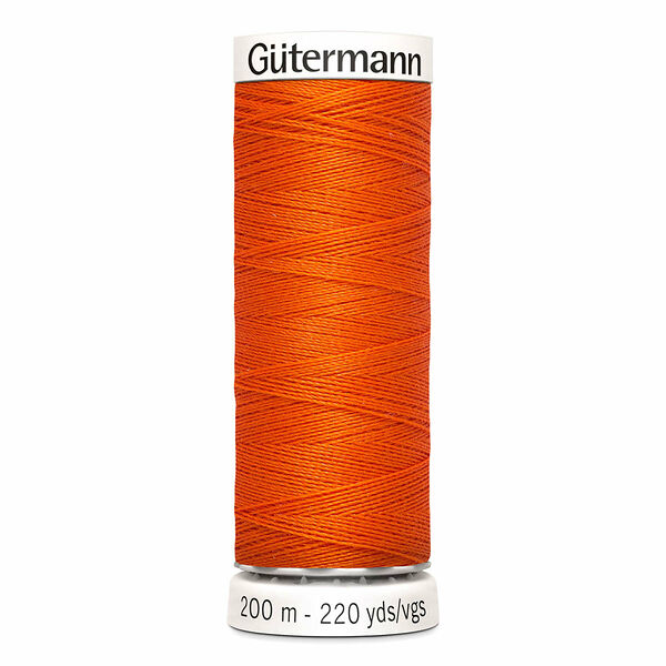 748277 Нить Sew-all для всех материалов, 200м, 100% п/э Gutermann(351 оранжевый)