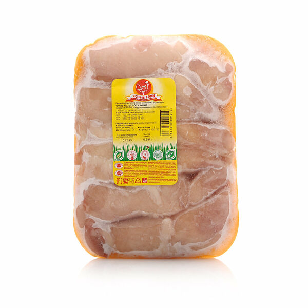 Куриное филе бедра без кожи замороженное ТМ Ясные Зори
