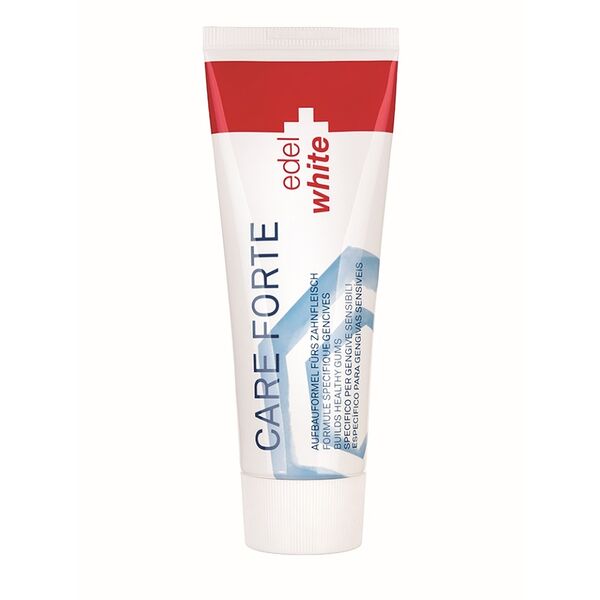 Зубная паста edel+white Care forte Teeth+Gums (Защита зубов и десен) Scanderra Gmbh 75 мл, Швейцария