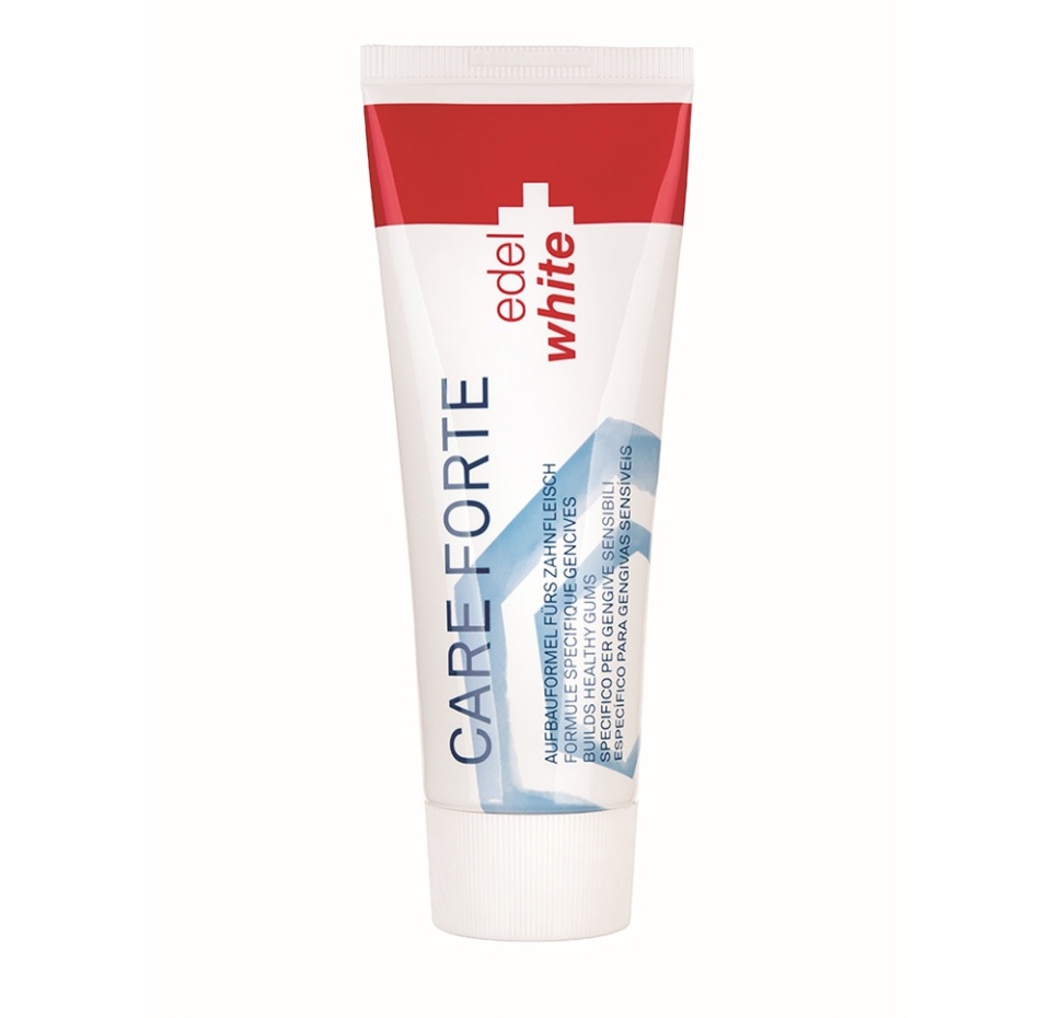 

Зубная паста edel+white Care forte Teeth+Gums (Защита зубов и десен) Scanderra Gmbh 75 мл, Швейцария