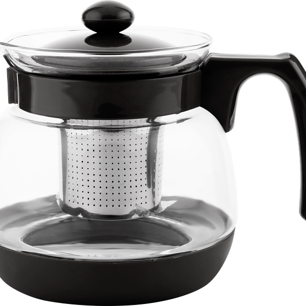 Чайник заварочный HOMECLUB Mint, боросиликатное стекло, пластик, 1л