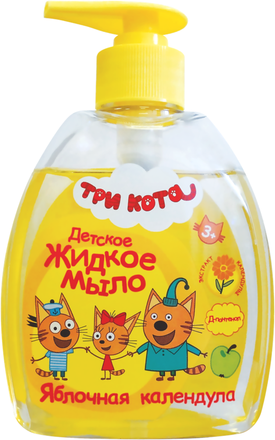 

Жидкое мыло детское ТРИ КОТА Яблочная календула 300 мл