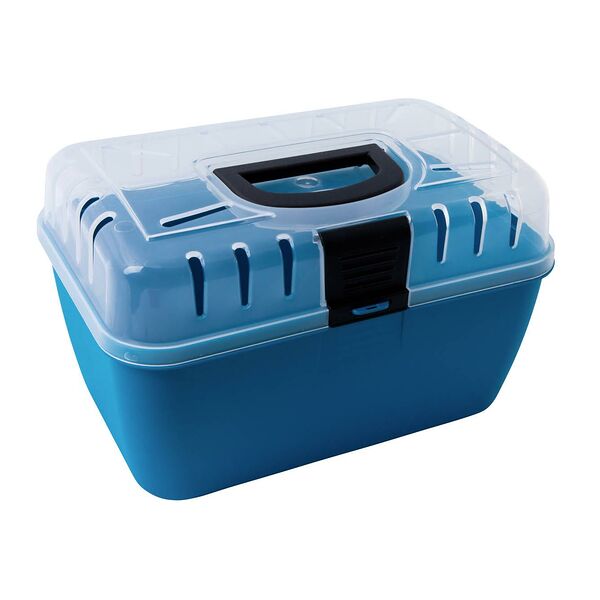 Переноска для грызунов 29x19x18см синий