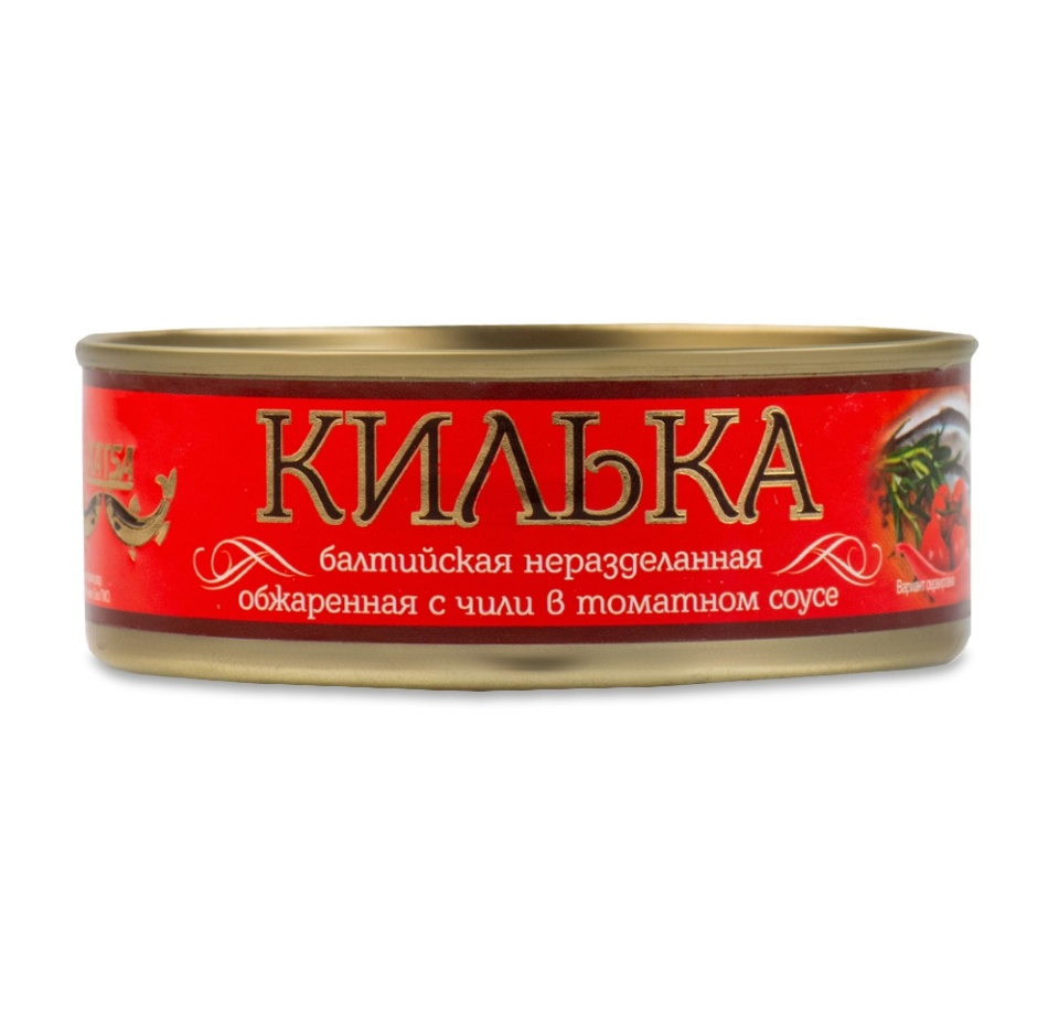 

Килька Laatsa обжаренная в томатном соусе с чили 240 г