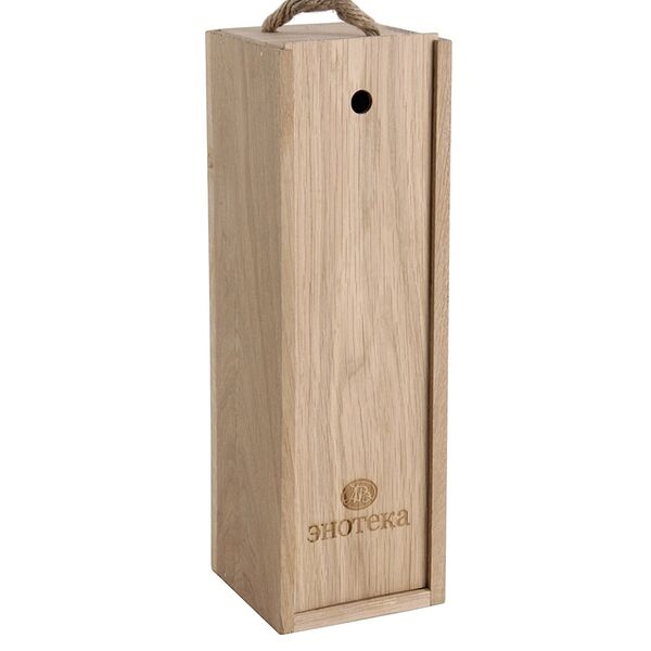 Пенал из дуба Энотека Азбука Вкуса на 1 бутылку 32х9х9см, Россия