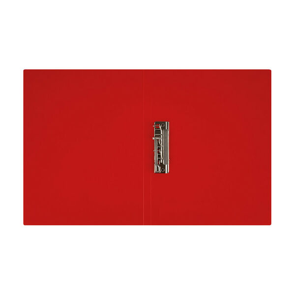 Папка с боковым зажимом СТАММ А4, 14мм, 500мкм, красная ММ-32219