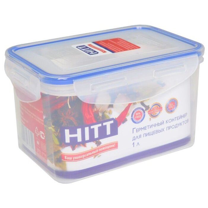 

Контейнер Спецторг Hitt для пищевых продуктов герметичный 1л