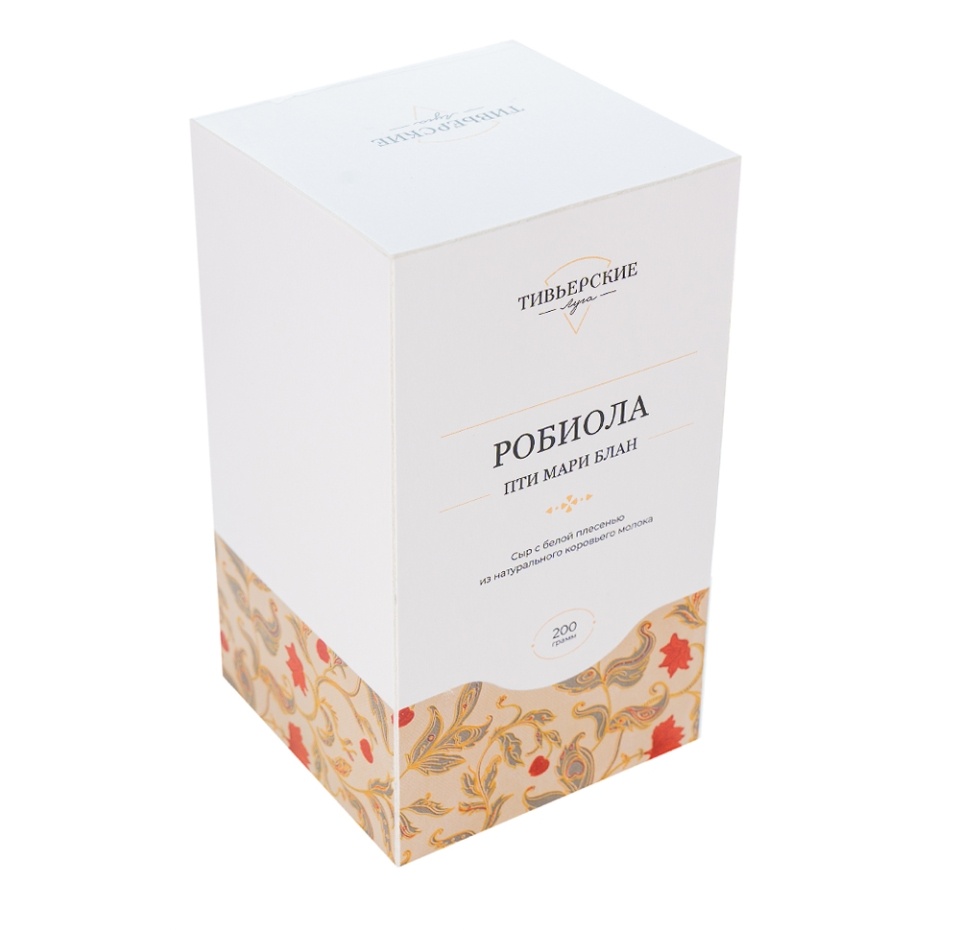 

Сыр мягкий с плесенью «Робиола Пти Мари Блан» 55%, «Тивьерские луга», 200 г, Россия, БЗМЖ