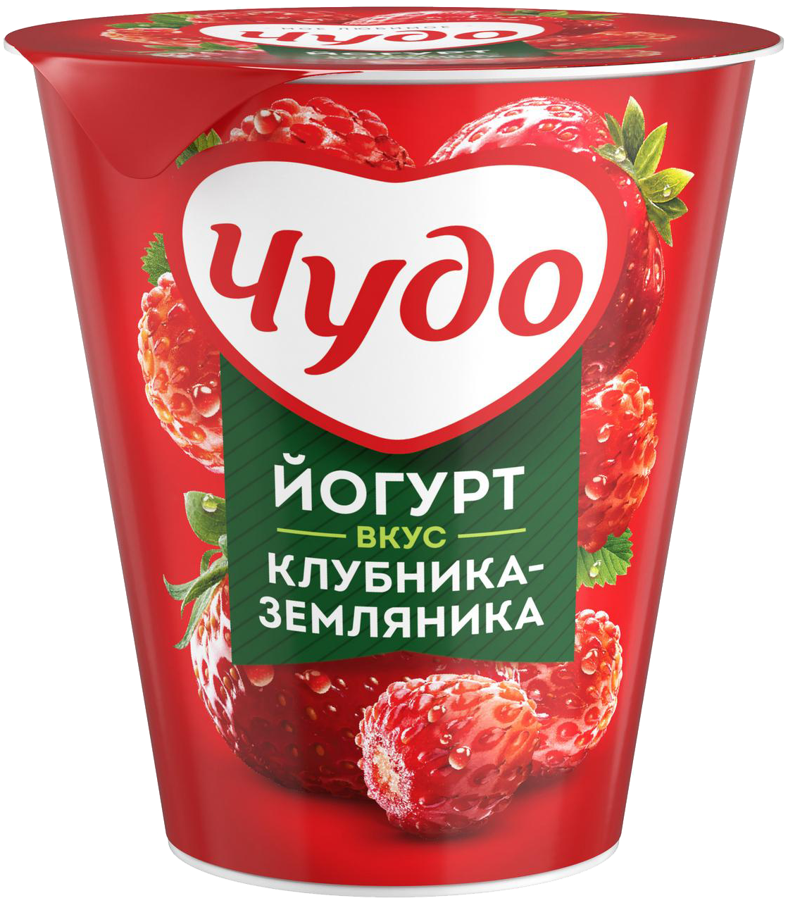 

Йогурт Чудо вязкий клубника-земляника 2%