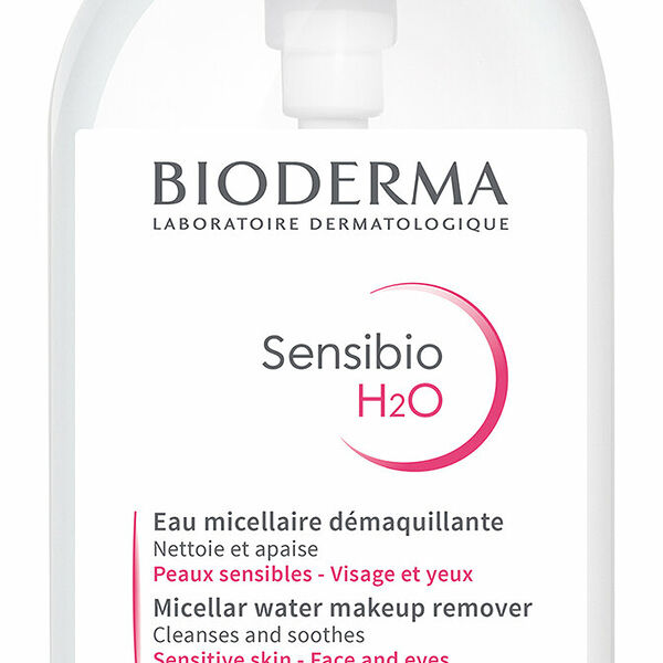BIODERMA LABORATOIRE DERMATOLOGIQUE Сенсибио Н2О Мицеллярная вода, 500 мл (с помпой)