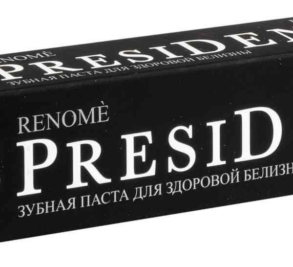 Зубная паста President Renome для здоровой белизны