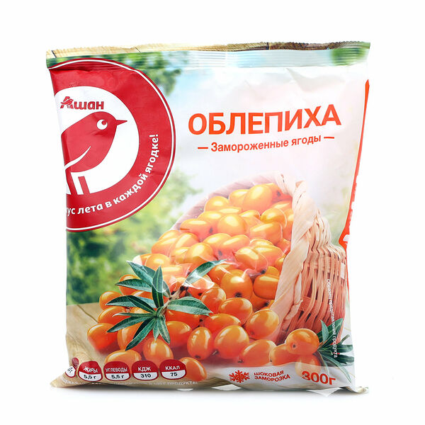 Облепиха АШАН Красная птица замороженная