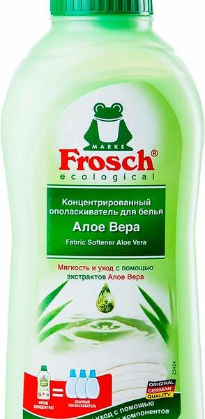 Ополаскиватель для белья Frosch Алоэ Вера концентрированный, 750 мл