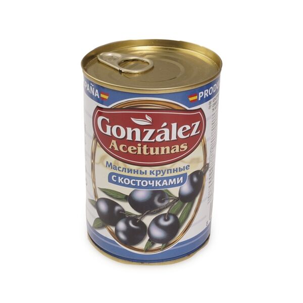 Маслины Gonzalez Aceitunas крупные с косточками