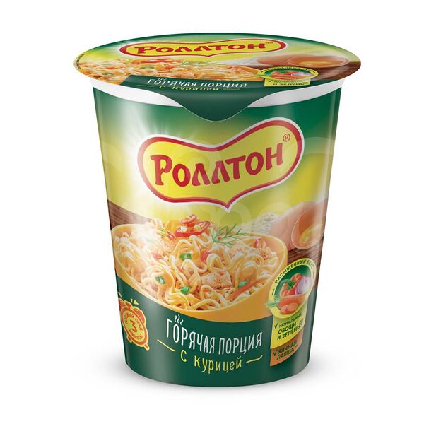 Лапша б/п Роллтон 70гр с Курицей пл/ст