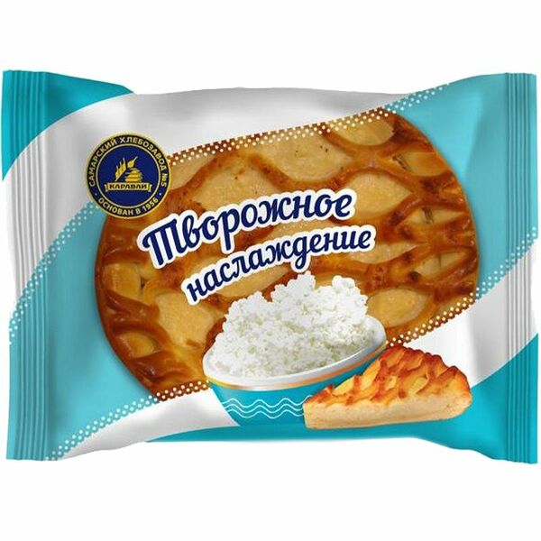 Ватрушка Каравай Творожное наслаждение 200г
