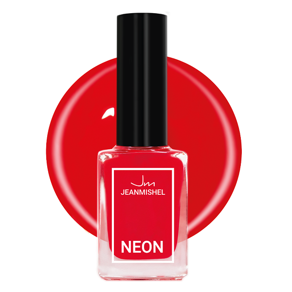 Лак для дизайна ногтей Jeanmishel Neon т.333 Ruby Red 6 мл
