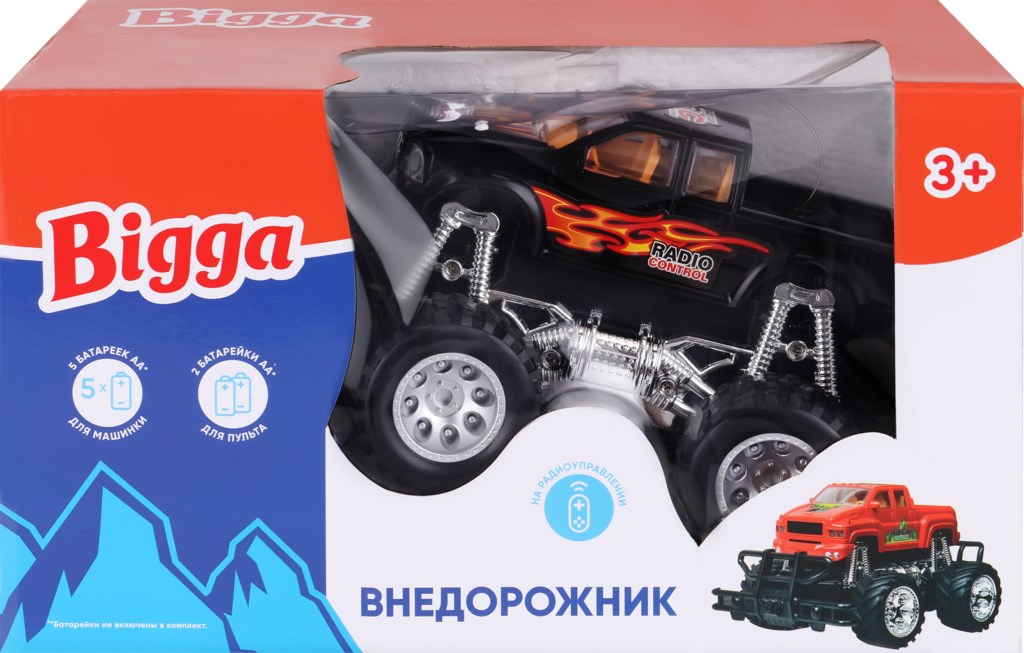 

Игрушка BIGGA Внедорожник на радиоуправлении 1:18, в ассортименте