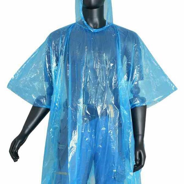 Дождевик-пончо GL5677-B цвет: синий, 102 см