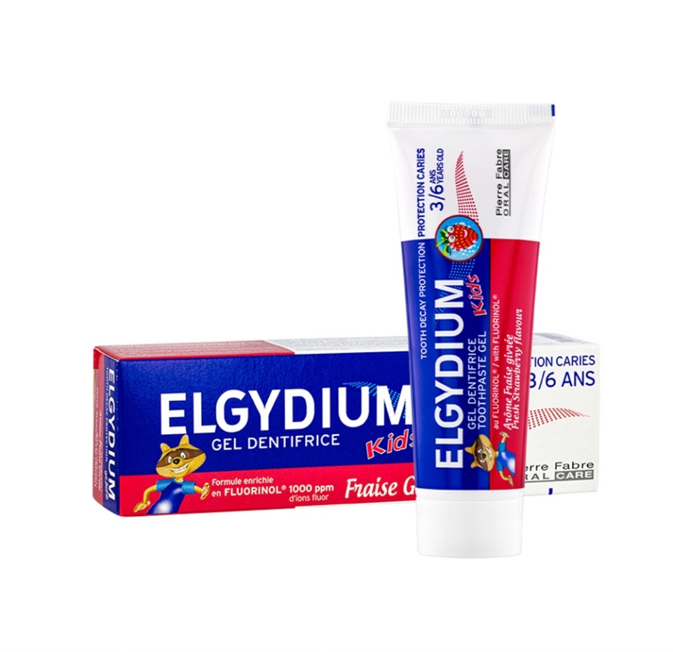 

Зубная паста-гель Elgydium Kids Fresh Strawberry защита от кариеса для детей от 3 до 6 лет 50 мл