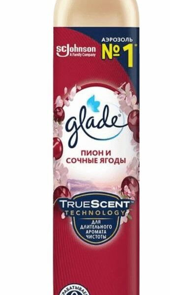 Освежитель воздуха Glade Пион-сочные ягоды Пион-сочные ягоды, 300мл