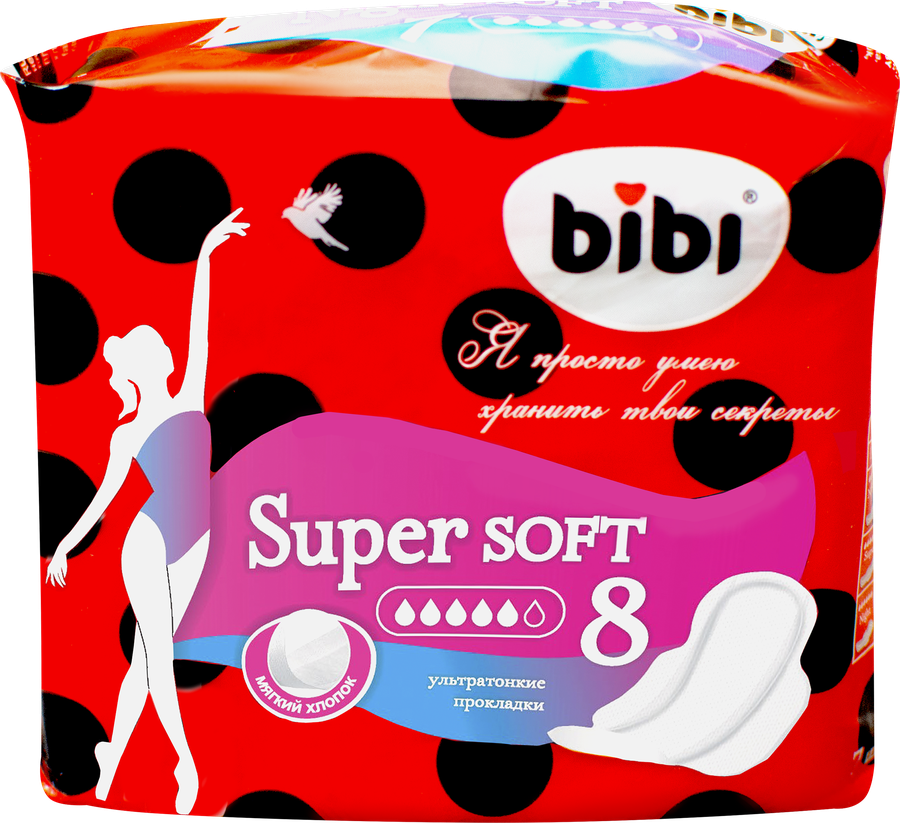 

Прокладки Bibi Super Soft, 8 шт.