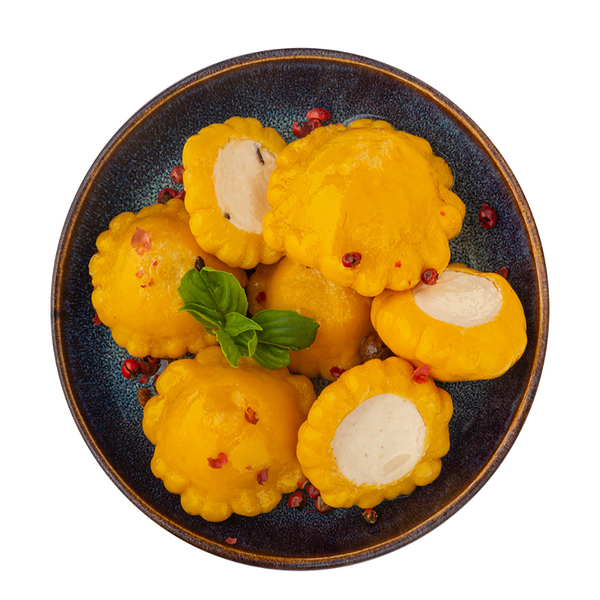 Патиссоны с сыром в масле 