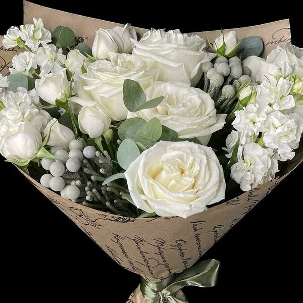 Белый букет