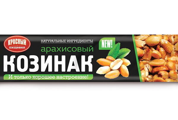Сладости сахарные Козинак арахисовый типа карамели 50г Красный пищевик