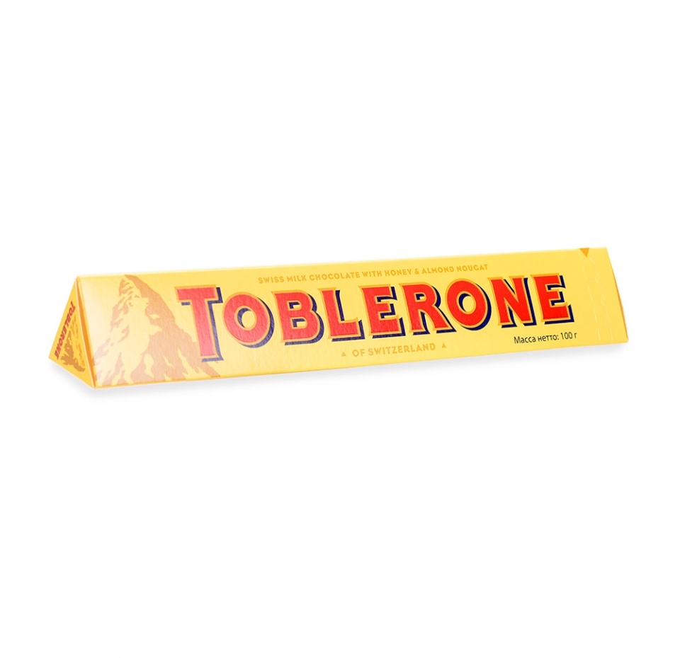 

Шоколад Toblerone молочный с медово-миндальной нугой 100 г
